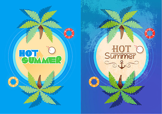 나무 식물 계절 바다 섬 백그라운드 일러스트 풍경 사람없음 여름 야자수 여름풍경 빈티지 비교 플랫 시원함 복고 무인도 튜브 국내일러스트 AI파일 컨셉 파일형식 벡터 여름_계절