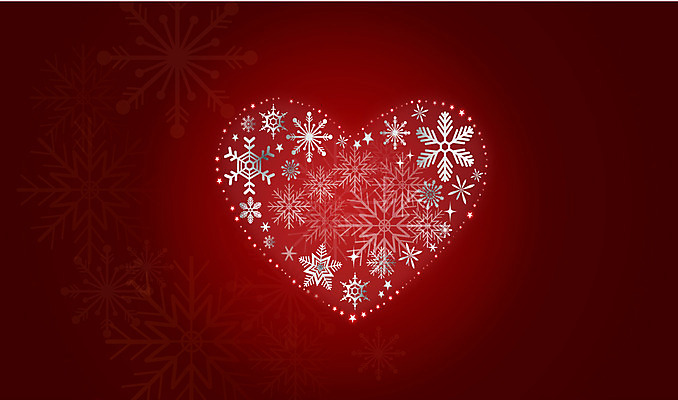 컬러 백그라운드 무늬 패턴 일러스트 눈꽃 사랑 사람없음 빨간색 하트 눈송이 하트백그라운드 빨간배경 국내일러스트 AI파일 모양 감정 눈_날씨 파일형식 벡터