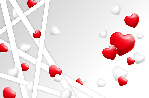 컬러 백그라운드 무늬 패턴 일러스트 회색배경 사랑 사람없음 빨간색 하트 하트백그라운드 국내일러스트 AI파일 모양 감정 회색 파일형식 벡터