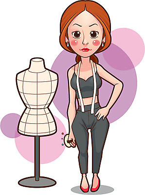 전신 직업 캐릭터 여자 일러스트 홍보캐릭터 직업캐릭터 줄자 한명 서기 사람 성인 바늘 전문직 마네킹 디자이너 패션디자이너 성인여자한명만 일러캐릭터 AI파일 1 모션 자 도구 여자한명만 성인여자만 파일형식 벡터
