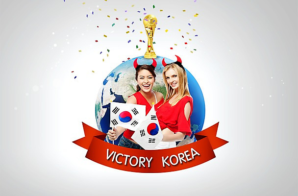 PSD 서양인 외국인 편집 편집이미지 여자 리본 지구 응원 한국 뿔 서기 웃음 들기 사람 동양인 상반신 성인 두명 축구 응원용품 깃발 머리띠 자신감 국기 태극기 상 상패 트로피 붉은악마 축구응원 열정 꽃가루 여자만 성인여자만 성인만 월드싸커 이미지편집 감정 아시아 스포츠 장신구 모션 표정 인종 구기 가루 상_우승 오브젝트 파일형식