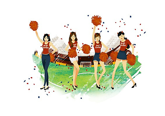 전신 PSD 여자 일러스트 응원 서기 들기 사람 여러명 성인 축구 경기장 응원용품 자신감 군중 축구장 붉은악마 축구응원 치어리더 열정 꽃가루 장식술 여자만 성인여자만 성인만 월드싸커 국내일러스트 감정 스포츠 다수 스포츠시설 모션 장식 구기 가루 오브젝트 파일형식