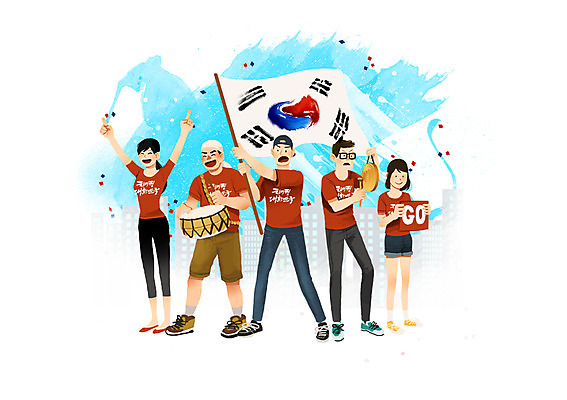 전신 PSD 건축물 여자 남자 악기 일러스트 응원 서기 웃음 들기 사람 여러명 성인 건물 축구 기쁨 응원용품 깃발 자신감 태극기 북 붉은악마 축구응원 열정 꽃가루 징 열광 성인만 월드싸커 국내일러스트 건축 감정 음악 스포츠 다수 모션 타악기 표정 국악기 구기 국기 가루 오브젝트 파일형식