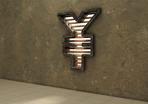 PSD 편집이미지 기호 벽 백그라운드 돈 바닥 사람없음 컴퓨터그래픽 그래픽 금융 경제 빛 3D소스 3D 화폐기호 구멍 엔 편집소스 편집3D 문자 재산 화폐 디지털합성 파일형식