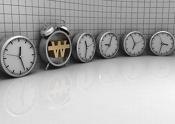 PSD 편집이미지 기호 벽 시계 백그라운드 돈 바닥 사람없음 컴퓨터그래픽 그래픽 3D소스 3D 금속 자명종 알람 화폐기호 시곗바늘 편집소스 편집3D 문자 재질 재산 화폐 디지털합성 파일형식