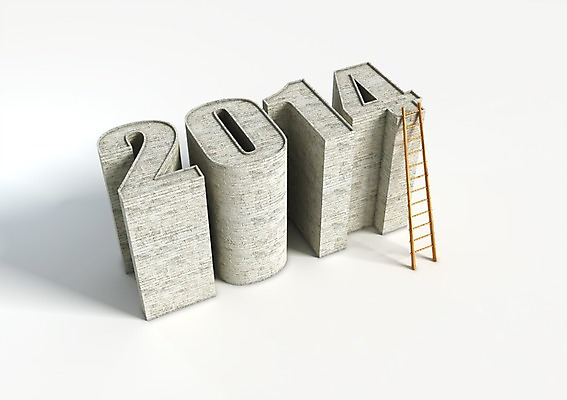 PSD 편집이미지 백그라운드 사다리 벽돌 새해 그림자 사람없음 컴퓨터그래픽 그래픽 숫자 3D소스 3D 돌_바위 2014년 편집소스 편집3D 문자 도구 연도 디지털합성 파일형식