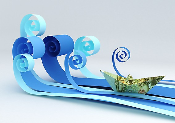 PSD 편집이미지 종이 파도 컬러 하늘색 백그라운드 지폐 돈 사람없음 컴퓨터그래픽 그래픽 금융 경제 파란색 3D소스 3D 원화 만원 종이공예 종이접기 종이배 선박 편집소스 편집3D 바다 수상교통 재산 공예 디지털합성 접기 파일형식