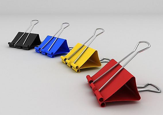 PSD 편집이미지 컬러 백그라운드 문구용품 학용품 집게 사람없음 컴퓨터그래픽 그래픽 컬러풀 3D소스 3D 금속 사무용품 종이집게 편집소스 편집3D 재질 디지털합성 오브젝트 파일형식