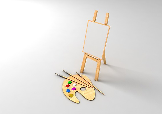 PSD 편집이미지 교육 종이 백그라운드 미술 사람없음 컴퓨터그래픽 그래픽 빛 3D소스 3D 물감 붓 팔레트 그림 도화지 편집소스 편집3D 문화예술 미술도구 디지털합성 파일형식