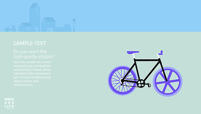 건축물 교통수단 백그라운드 가로등 일러스트 사람없음 건물 자전거 바이크 플랫 하이브리드 국내일러스트 AI파일 공공시설 건축 육상교통 교통 파일형식 벡터