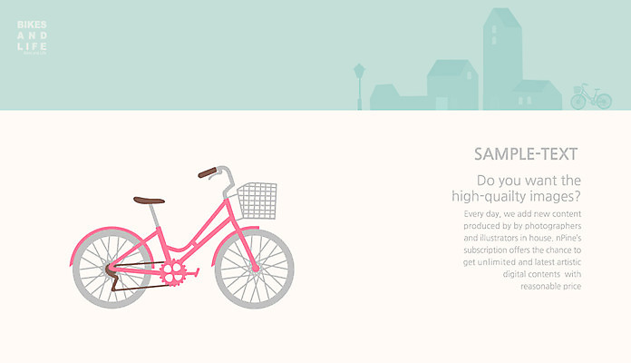 건축물 교통수단 백그라운드 가로등 일러스트 사람없음 건물 바구니 자전거 바이크 플랫 미니벨로 국내일러스트 AI파일 공공시설 건축 육상교통 교통 파일형식 벡터