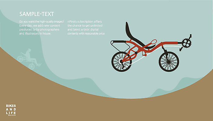 전신 실루엣 교통수단 백그라운드 일러스트 산 그림자 한명 사람 앉기 자전거 바이크 플랫 리컴번트 국내일러스트 AI파일 1 육상교통 교통 모션 촬영기법 파일형식 벡터