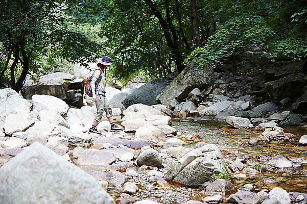 포토 JPG 주간 전신 나무 식물 여자 산 한국 한명 서기 사람 동양인 20대 성인 야외 옆모습 계곡 등산 한국인 돌_바위 바위 다리 등산복 상쾌 등산가방 돌다리 등산모자 경기도 가평 건너기 유명산 청년만 청년여자만 청년여자한명만 성인여자한명만 국내포토 자연요소 모자_잡화 1 옷 감정 아시아 뷰포인트 가방 모션 인종 청년 신체부위 트래킹 다리_건축물 여자만 여자한명만 성인여자만 성인만 파일형식