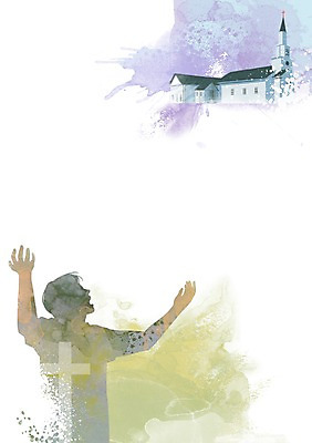 PSD 건축물 남자 실루엣 기독교 종교 백그라운드 십자가 일러스트 종교시설 그림자 한명 사람 상반신 성인 건물 교회 손들기 믿음 기도 찬양 숭배 국내일러스트 1 건축 감정 종교건축 모션 촬영기법 시설 파일형식