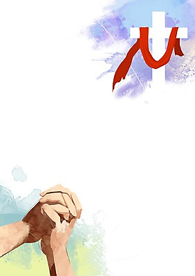 PSD 손 기독교 종교 백그라운드 십자가 일러스트 한명 신체부위 믿음 양손 기도 천 손모으기 국내일러스트 1 감정 사람 손짓 직물 파일형식