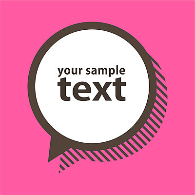 모양 배너 분홍색 컬러 백그라운드 말풍선 일러스트 텍스트 커뮤니케이션 안내 프레임 대화 틀 사람없음 원형 알림 국내일러스트 AI파일 도형 말하기 파일형식 벡터