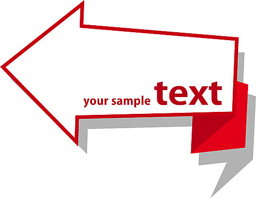 모양 배너 화살표 컬러 백그라운드 말풍선 일러스트 텍스트 커뮤니케이션 안내 프레임 대화 틀 사람없음 빨간색 방향 알림 국내일러스트 AI파일 말하기 파일형식 벡터