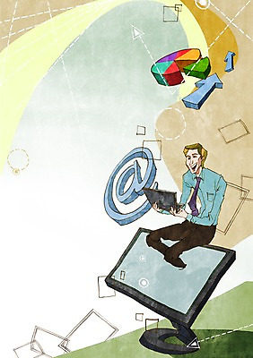 PSD 라이프스타일 남자 화살표 인터넷 일러스트 통신 그래프 정보통신 정보기술 한명 웃음 사람 앉기 상반신 성인 라이프 노트북 스마트기기 컴퓨터 모니터 정보 웹서핑 네트워크 발전 스마트 검색 IT라이프 원그래프 편리함 골뱅이기호 국내일러스트 1 기호 컨셉 모션 기술 표정 생활 전자제품 파일형식