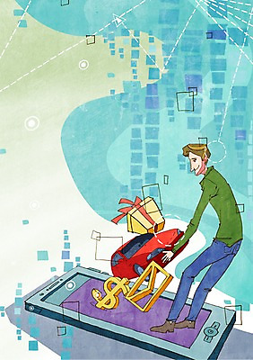 전신 PSD 라이프스타일 남자 리본 인터넷 일러스트 통신 자동차 편지봉투 정보통신 정보기술 선물 한명 서기 들기 사람 성인 라이프 선물상자 스마트폰 핸드폰 스마트기기 쇼핑 달러 정보 화폐기호 네트워크 발전 이메일 스마트 IT라이프 편리함 국내일러스트 1 기호 육상교통 컨셉 돈 모션 봉투 기술 생활 전자제품 상자 편지 화폐 파일형식