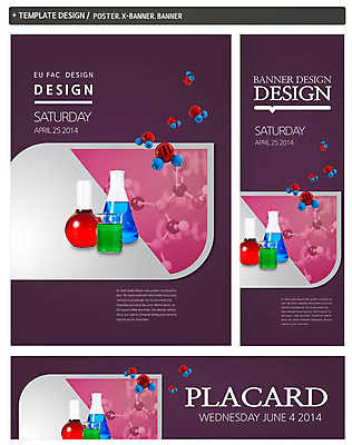 PSD 템플릿 배너 배너템플릿 교육 가로배너 ZIP 포스터 세로배너 과학 백그라운드 무늬 실험기구 실험 사람없음 세트 현수막 원소 플라스크 비커 원자 가로 세로 화학 파일형식