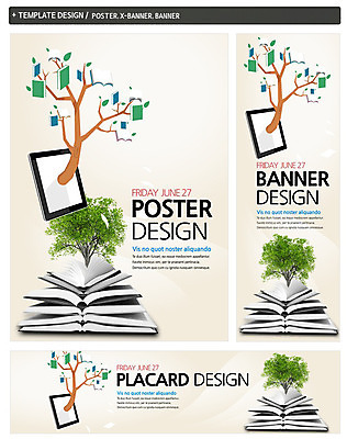 PSD 나무 식물 템플릿 배너 배너템플릿 교육 가로배너 ZIP 포스터 세로배너 백그라운드 사람없음 책 세트 독서 쌓기 현수막 전자책 모션 가로 세로 파일형식