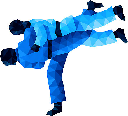 전신 모양 남자 스포츠 컬러 포즈 백그라운드 올림픽 무늬 패턴 일러스트 하계올림픽 모션 레저 운동선수 입체아이콘 서기 사람 두명 레포츠 파란색 운동 삼각형 목표 하계스포츠 입체 열정 유도 다리걸기 남자만 국내일러스트 AI파일 도형 아이콘 감정 컨셉 건강 격투기 파일형식 벡터