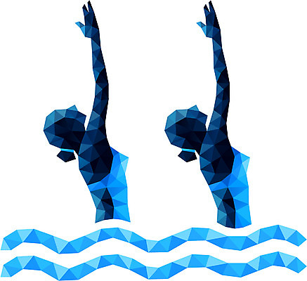 모양 여자 수영복 물결 스포츠 컬러 포즈 백그라운드 올림픽 무늬 패턴 일러스트 하계올림픽 모션 레저 운동선수 입체아이콘 사람 상반신 두명 물 레포츠 파란색 운동 손들기 삼각형 목표 하계스포츠 입체 열정 수중발레 수중스포츠 국내일러스트 AI파일 자연요소 도형 아이콘 옷 감정 컨셉 건강 파일형식 벡터