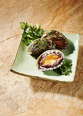 포토 JPG 스튜디오촬영 식기 접시 음식 채소 실내 사람없음 장식 회 해산물 보양식 전복 전복회 국내포토 어패류 내부 몸보신 파일형식