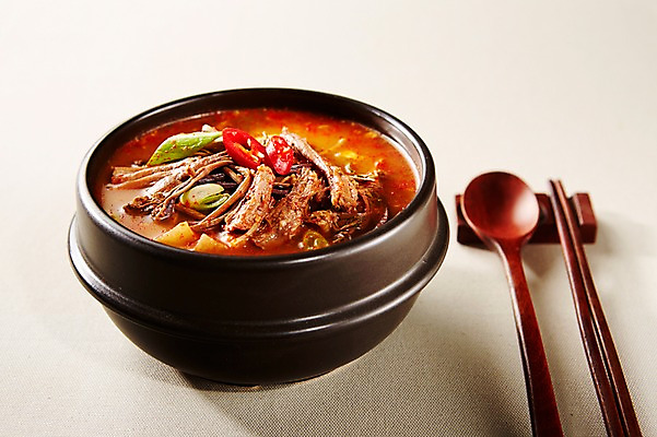 포토 JPG 스튜디오촬영 그릇 식기 한식 음식 젓가락 수저 실내 요리 사람없음 숟가락 전통음식 뚝배기 국 보양식 육개장 국내포토 전통 내부 몸보신 파일형식