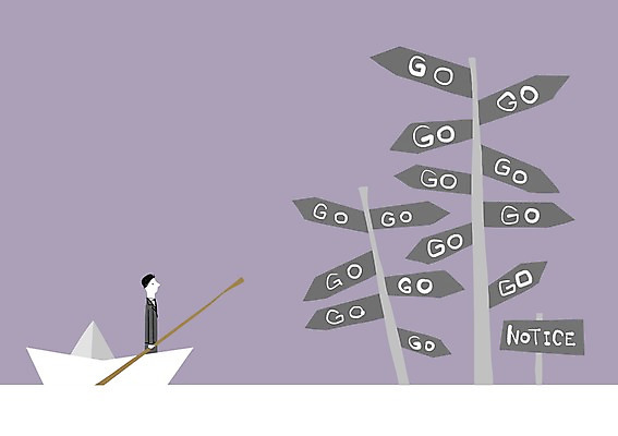 PSD 남자 화살표 백그라운드 일러스트 상상 알림판 상상일러스트 한명 서기 사람 상반신 성인 판타지 꿈 표지판 즐거움 노 종이배 국내일러스트 1 감정 모션 종이접기 선박 파일형식