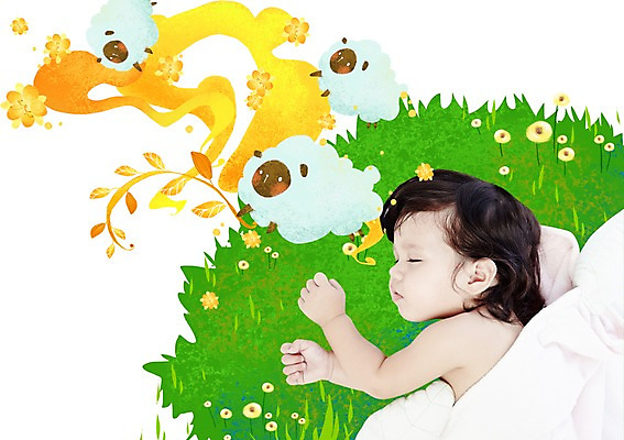 PSD 외국인 나무 식물 동물 편집 편집이미지 라이프스타일 여자 꽃 어린이라이프 백그라운드 포토일러 합성일러스트 한명 사람 잔디 상반신 눕기 아기 잠 양 디지털합성 편집일러스트 여자만 여자한명만 아기만 여자아기만 여자아기한명만 이미지편집 1 어린이 포유류 모션 인종 생활 파일형식