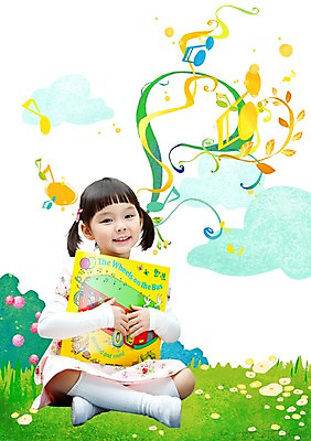 전신 PSD 나무 식물 편집 편집이미지 라이프스타일 여자 꽃 어린이라이프 어린이 백그라운드 음표 포토일러 합성일러스트 한명 웃음 들기 사람 앉기 동양인 소녀 잔디 책 한국인 디지털합성 편집일러스트 여자만 여자한명만 어린이만 소녀만 소녀한명만 이미지편집 1 기호 음악 모션 표정 인종 생활 파일형식