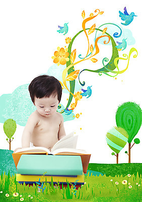 PSD 나무 식물 동물 구름 편집 편집이미지 라이프스타일 교육 남자 꽃 어린이라이프 백그라운드 조류 포토일러 합성일러스트 한명 사람 앉기 동양인 잔디 상반신 책 독서 펼침 한국인 아기 디지털합성 편집일러스트 남자만 남자한명만 아기만 남자아기만 남자아기한명만 이미지편집 자연요소 1 어린이 모션 인종 생활 파일형식