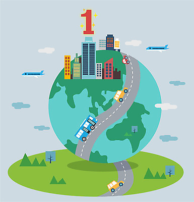 나무 식물 구름 산업 도로 길 지구 백그라운드 일러스트 비즈니스 자동차 버스 비행기 빌딩 잔디 사람없음 숫자 우승 최고 산업시설 국내일러스트 AI파일 자연요소 문자 육상교통 항공교통 교통시설 대중교통 건물 파일형식 벡터