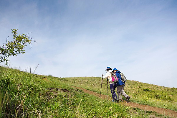 포토 JPG 주간 전신 식물 모자 라이프스타일 부부 커플 여자 할아버지 노년 남자 할머니 가방 배낭 지팡이 하늘 레저 한국 아웃도어 서기 사람 동양인 잔디 초원 야외 두명 레포츠 실버라이프 운동 제주도 걷기 노부부 등산 트래킹 활발 한국인 풀 막대기 60대 상쾌 용눈이오름 노인만 국내포토 자연요소 잡화 감정 아시아 컨셉 관계 모션 산 건강 인종 성인 생활 성인만 파일형식