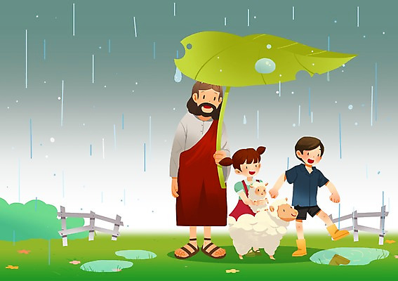 전신 PSD 식물 동물 여자 남자 행복 기독교 종교 여유 어린이 백그라운드 일러스트 우산 날씨 나뭇잎 장화 서기 웃음 사람 소녀 소년 잔디 성인 세명 여름 울타리 물방울 양 풀 예수 비 성자 빗방울 즐거움 성경학교 여름성경학교 국내일러스트 자연요소 계절 감정 신발 잎 포유류 학교 모션 표정 담장 신_종교 비_날씨 파일형식 여름_계절