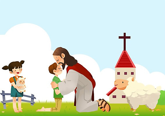 PSD 식물 동물 구름 건축물 여자 남자 행복 기독교 종교 여유 어린이 백그라운드 일러스트 안기 포옹 키스 사랑 사람 소녀 소년 잔디 성인 건물 세명 여름 울타리 양 풀 예수 성자 무릎꿇기 스킨십 성경학교 여름성경학교 국내일러스트 자연요소 계절 건축 감정 포유류 학교 모션 담장 신_종교 애정표현 파일형식 여름_계절