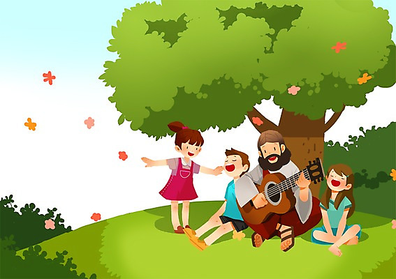 PSD 나무 식물 여자 남자 꽃 행복 기독교 종교 여유 어린이 악기 음악 백그라운드 연주 일러스트 노래 웃음 사람 앉기 소녀 소년 잔디 여러명 성인 여름 기타 예수 찬송가 언덕 즐거움 성경학교 찬양 여름성경학교 국내일러스트 계절 감정 다수 학교 모션 현악기 문화예술 표정 신_종교 파일형식 여름_계절
