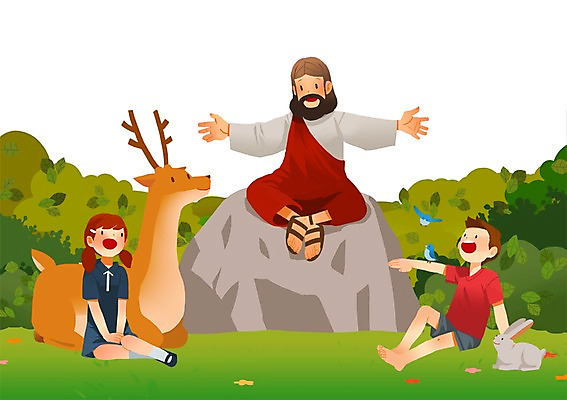 전신 PSD 식물 동물 여자 남자 행복 기독교 종교 여유 어린이 백그라운드 일러스트 조류 사슴 대화 웃음 사람 앉기 소녀 소년 성인 세명 여름 듣기 돌_바위 바위 토끼 풀 예수 성자 즐거움 성경학교 여름성경학교 설교 국내일러스트 계절 감정 포유류 학교 모션 표정 말하기 반려동물 신_종교 파일형식 여름_계절