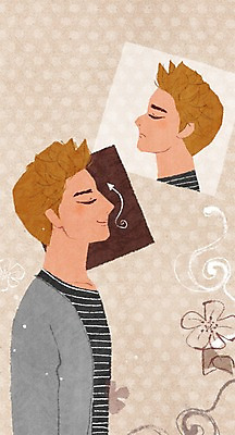 PSD 식물 우먼라이프 라이프스타일 남자 꽃 일러스트 새로움 사람 성인 두명 라이프 신체부위 뷰티 변화 성형수술 코 기념사진 남자만 성인남자만 성인만 그루밍족 코수술 국내일러스트 컨셉 생활 수술 파일형식