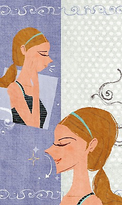 PSD 우먼라이프 라이프스타일 여자 일러스트 새로움 사람 상반신 성인 두명 라이프 신체부위 뷰티 비교 변화 성형수술 보톡스 턱 전후 여자만 성인여자만 성인만 국내일러스트 컨셉 생활 수술 파일형식