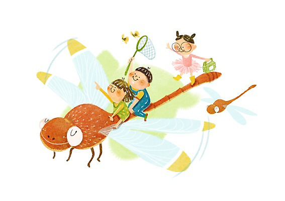 전신 PSD 동물 여자 어린이교육 교육 남자 어린이라이프 어린이 나비 곤충 일러스트 함께함 사람 앉기 소녀 소년 라이프 세명 귀여움 벌레 잠자리 곤충채집 채집망 소통 채집통 천진난만 어린이만 국내일러스트 라이프스타일 컨셉 모션 통 생활 수집 파일형식