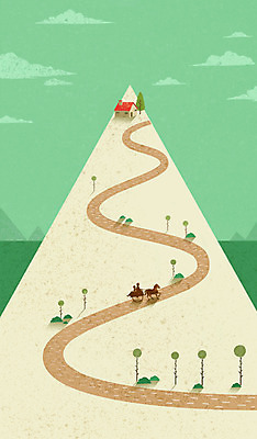 주간 PSD 나무 식물 구름 건축물 실루엣 길 컬러 백그라운드 일러스트 자연 산 주택 사람 풍경 두명 건물 초록색 말_동물 커브길 오르기 마차 베이지색 국내일러스트 자연요소 건축 도로 교통수단 포유류 모션 촬영기법 생태계 파일형식