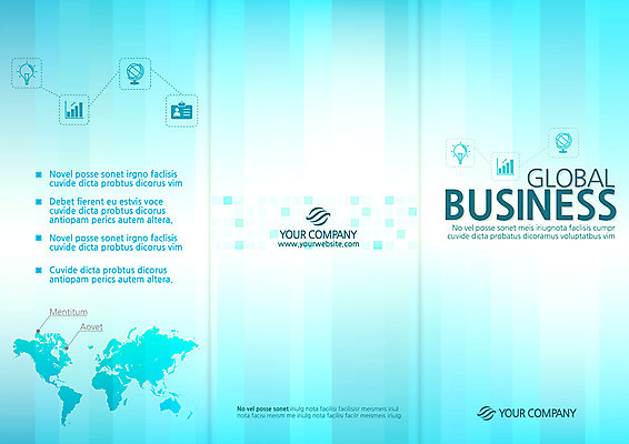 템플릿 편집 표지디자인 북디자인 출판디자인 표지 리플렛 컬러 하늘색 백그라운드 세계지도 지도 북커버 비즈니스 전구 3단접지 그래프 팜플렛 사람없음 글로벌 지구본 글로벌비즈니스 이미지템플릿 AI파일 파란색 세계 파일형식 벡터