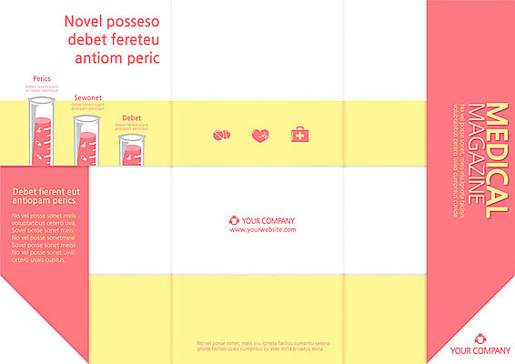템플릿 편집 표지디자인 북디자인 출판디자인 표지 리플렛 백그라운드 북커버 3단접지 의학 팜플렛 사람없음 치료 알약 약 하트 심장 맥박 구급상자 비커 이미지템플릿 AI파일 모양 실험기구 의료용품 장기_의학 파일형식 벡터