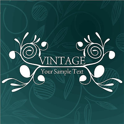 EPS 해외이미지 백그라운드 잎 일러스트 타이포그라피 사람없음 빈티지 청록색 잎줄기 해외202004 해외일러스트 식물 문자 줄기 컬러 컨셉 파일형식 벡터 이미지허브