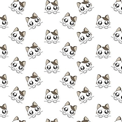 EPS 해외이미지 동물 캐릭터 디자인 행복 종이 백그라운드 패턴 일러스트 벽지 미술 그래픽 장식 반려동물 고양이 흰색 아기 만화 질감 해외202004 해외일러스트 일러캐릭터 감정 컬러 무늬 포유류 문화예술 사람 파일형식 벡터 이미지허브