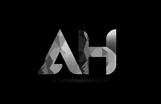 EPS 해외이미지 모양 템플릿 디자인 알파벳 백그라운드 일러스트 회사 비즈니스 검은색 흰색 편지 심볼 신분 A H 엘리먼트 활자 해외202004 해외일러스트 영어 컬러 활자판 파일형식 벡터 이미지허브