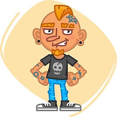 EPS 해외이미지 캐릭터 디자인 남자 셔츠 일러스트 수염 관리 미술 미소 사람 그래픽 유행 귀걸이 청바지 발표 괴짜 시원함 만화 문신 가득함 허리 사인 그림 클립 예술가 빨간머리 마스코트 해골모형 해외202004 해외일러스트 일러캐릭터 헤어스타일 컨셉 상의 장신구 바지 문화예술 표정 신체부위 모형 파일형식 벡터 이미지허브