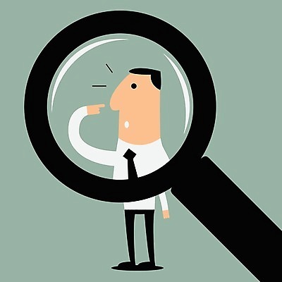 EPS 해외이미지 직업 컨셉 일러스트 비즈니스 유리 장비 선택 확대 만화 종업원 검색 공지사항 발견 경보 고용 채용 해외202004 해외일러스트 재질 구직 파일형식 벡터 이미지허브